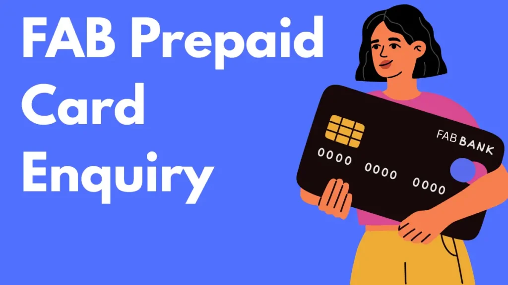 FAB Prepaid Card Enquiry