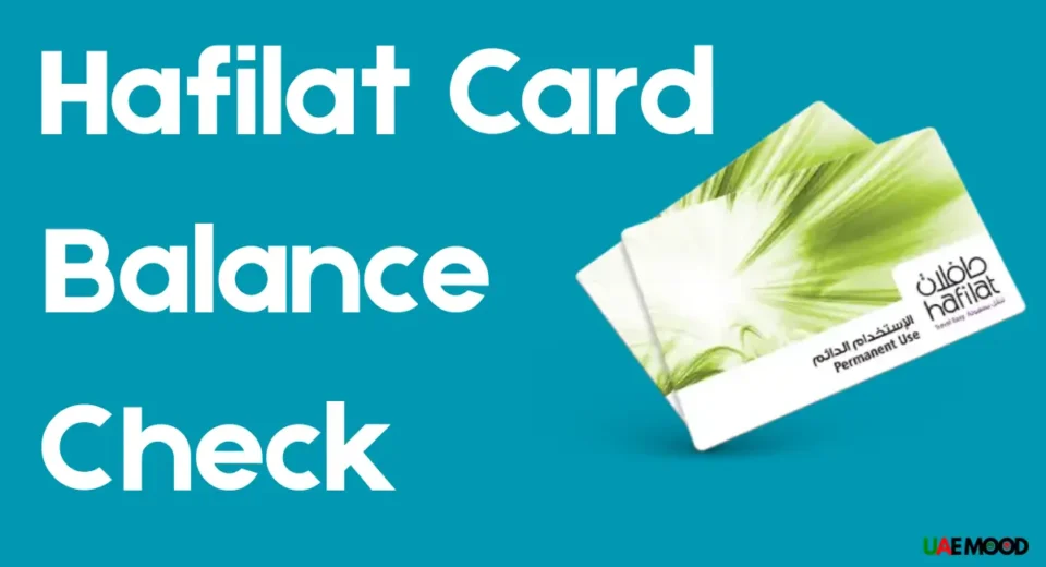 Hafilat Card Balance Check