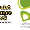 Etisalat Balance Check