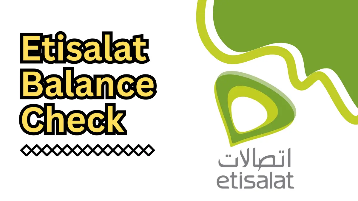 Etisalat Balance Check