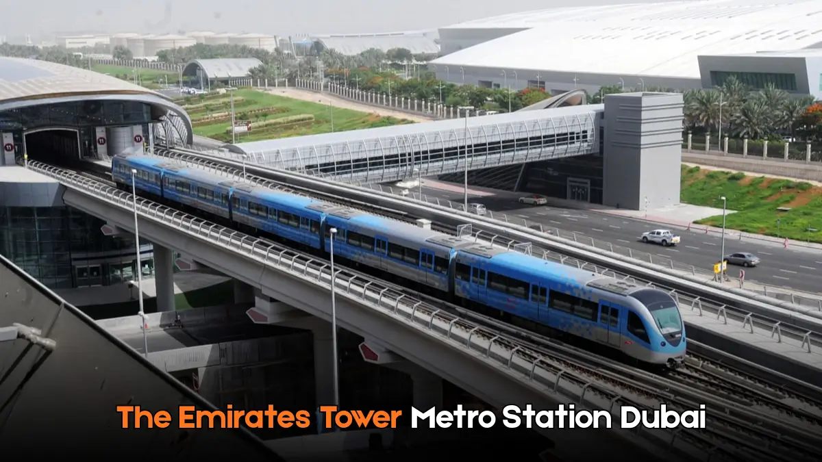 Emirates Tower Metro Station Dubai