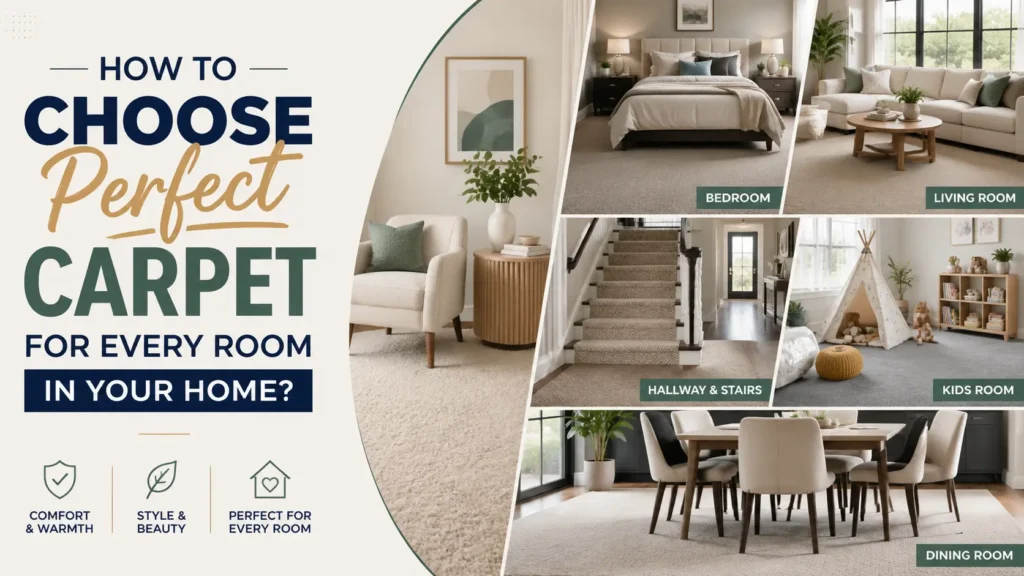 Choose Perfect Carpet for Every Room in Your Home