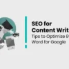 SEO for Content Writing