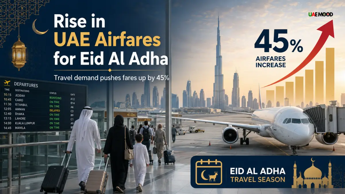 Rise in UAE Airfares for Eid Al Adha Travel Demand Increase by 45%
