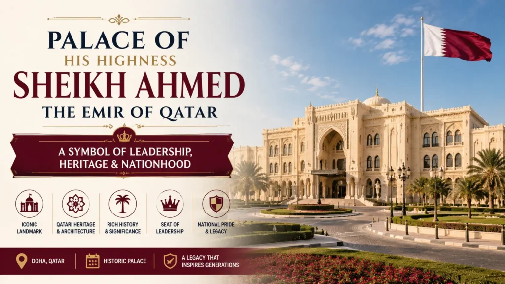 Palace of His Highness Sheikh Ahmed the Emir of Qatar Country