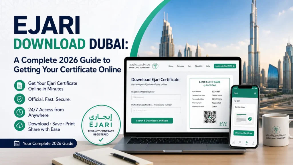 Ejari Download Dubai A Complete 2026 Guide to Getting Your Certificate Online