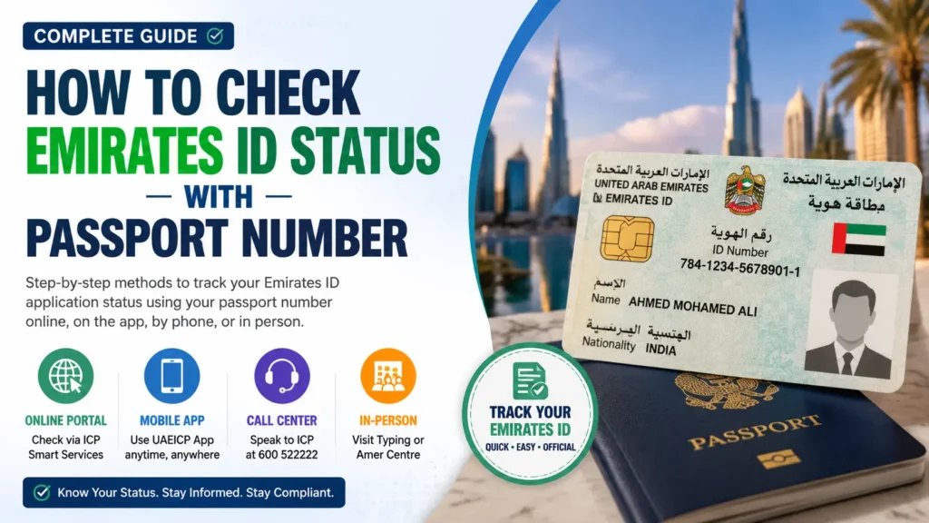 How to Check Emirates ID Status With Passport Number 2026